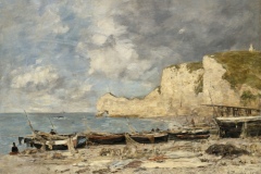 eugene_boudin_etretat_la_falaise_amont