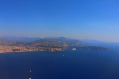 Nice, port Lympia, cap de Nice, Saint-Jean Cap Ferrat, les Alpes, l'Italie