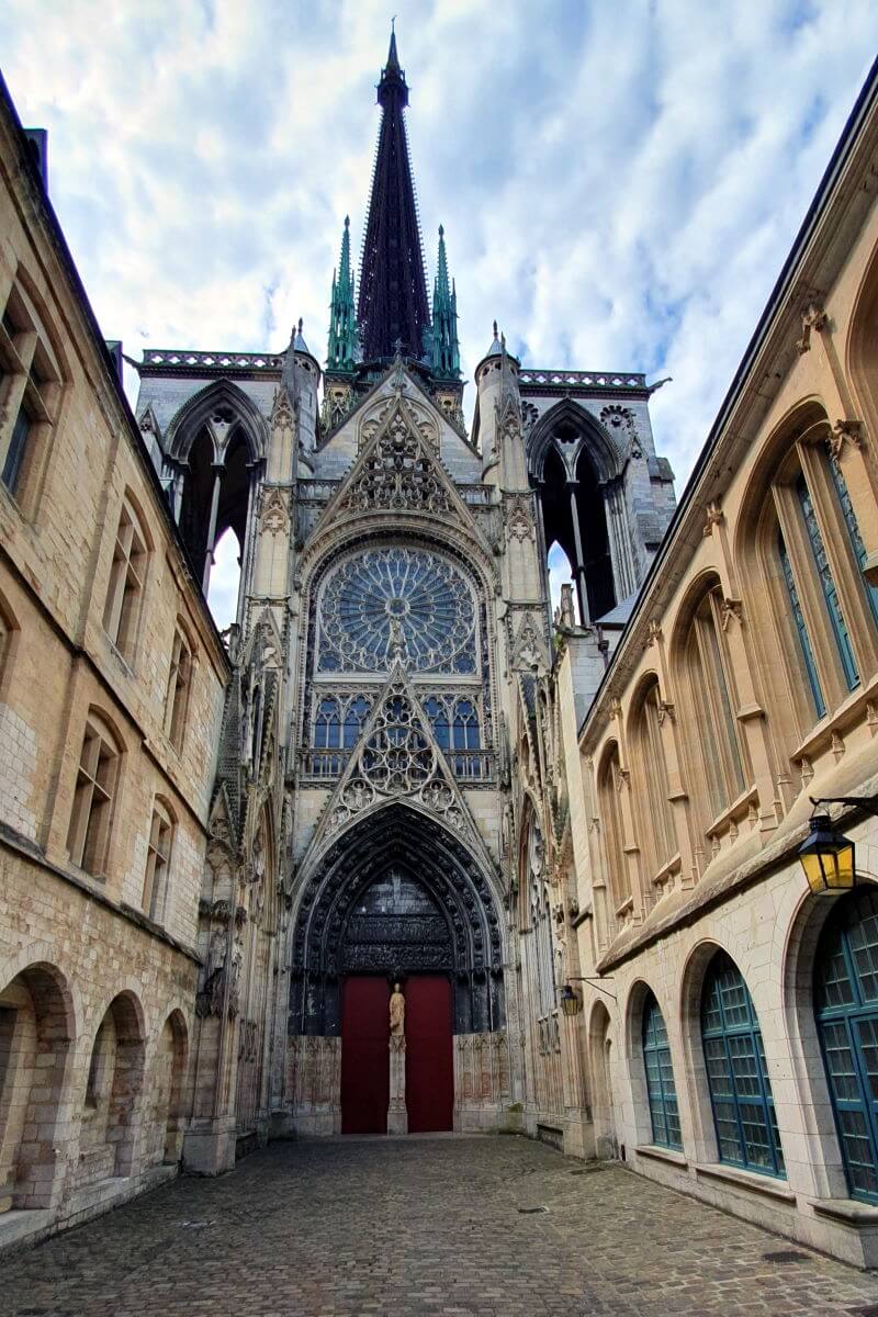 France, Normandie, Rouen, Cathédrale de Rouen. Gothique flamboyant.