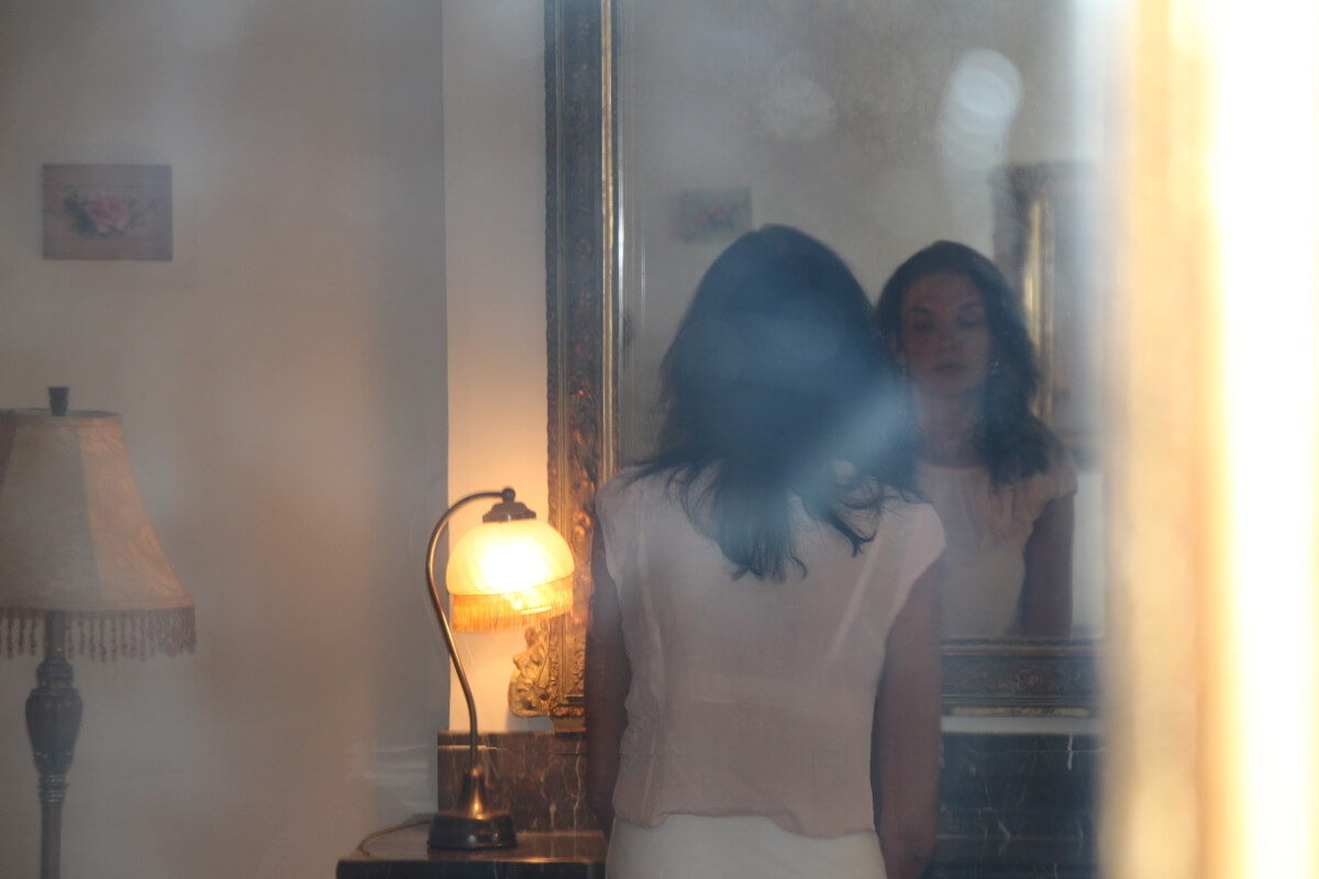 reflet d'Amélie, jeu de miroirs
