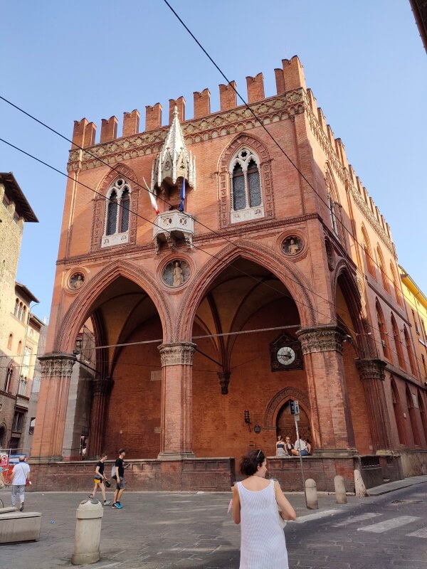 Italie, Bologne, Chambre de commerce, Gothique Renaissance